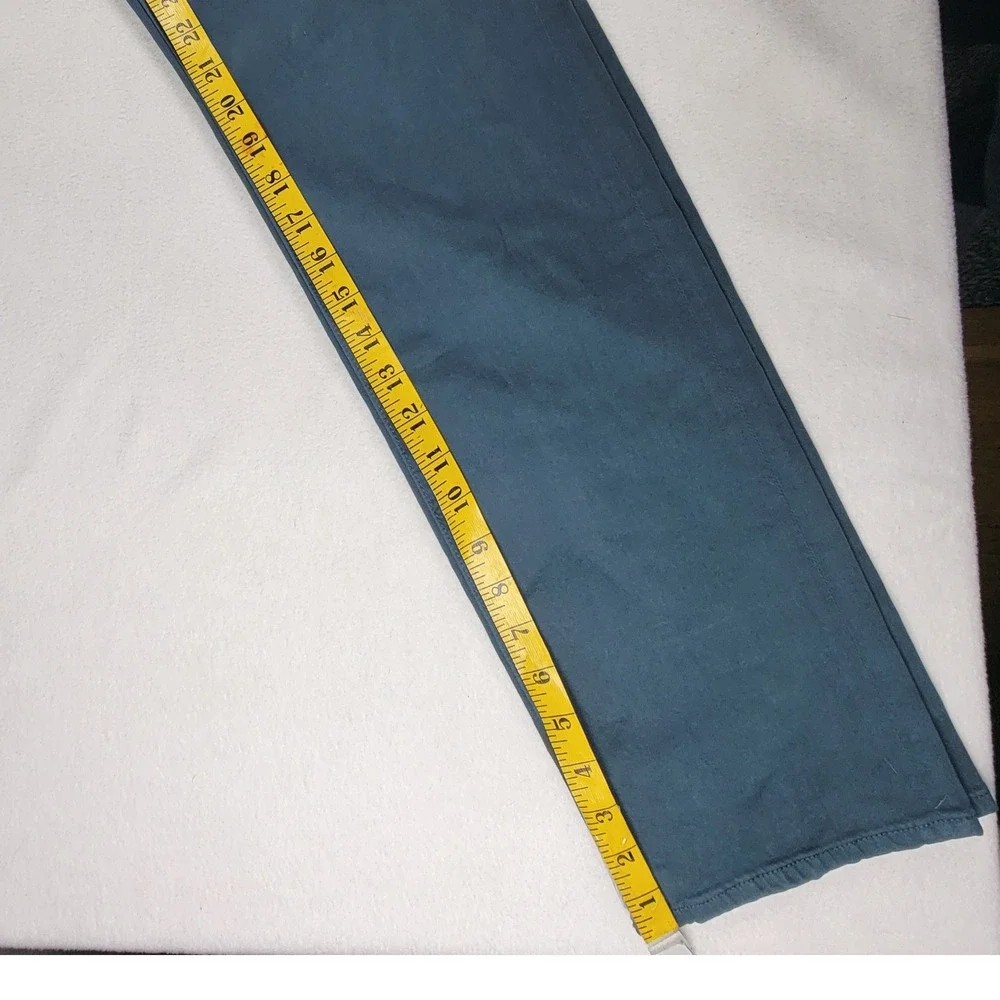 AG Adriano Goldschmied Mens The Graduate Tailored Leg Pants Tech Work Blue 32x34